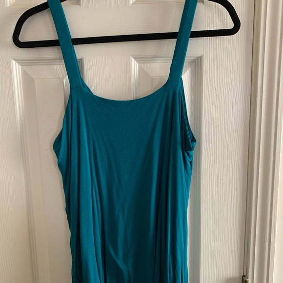 NWOT Ruched Front Double Layer Tank - Picture 2 of 7